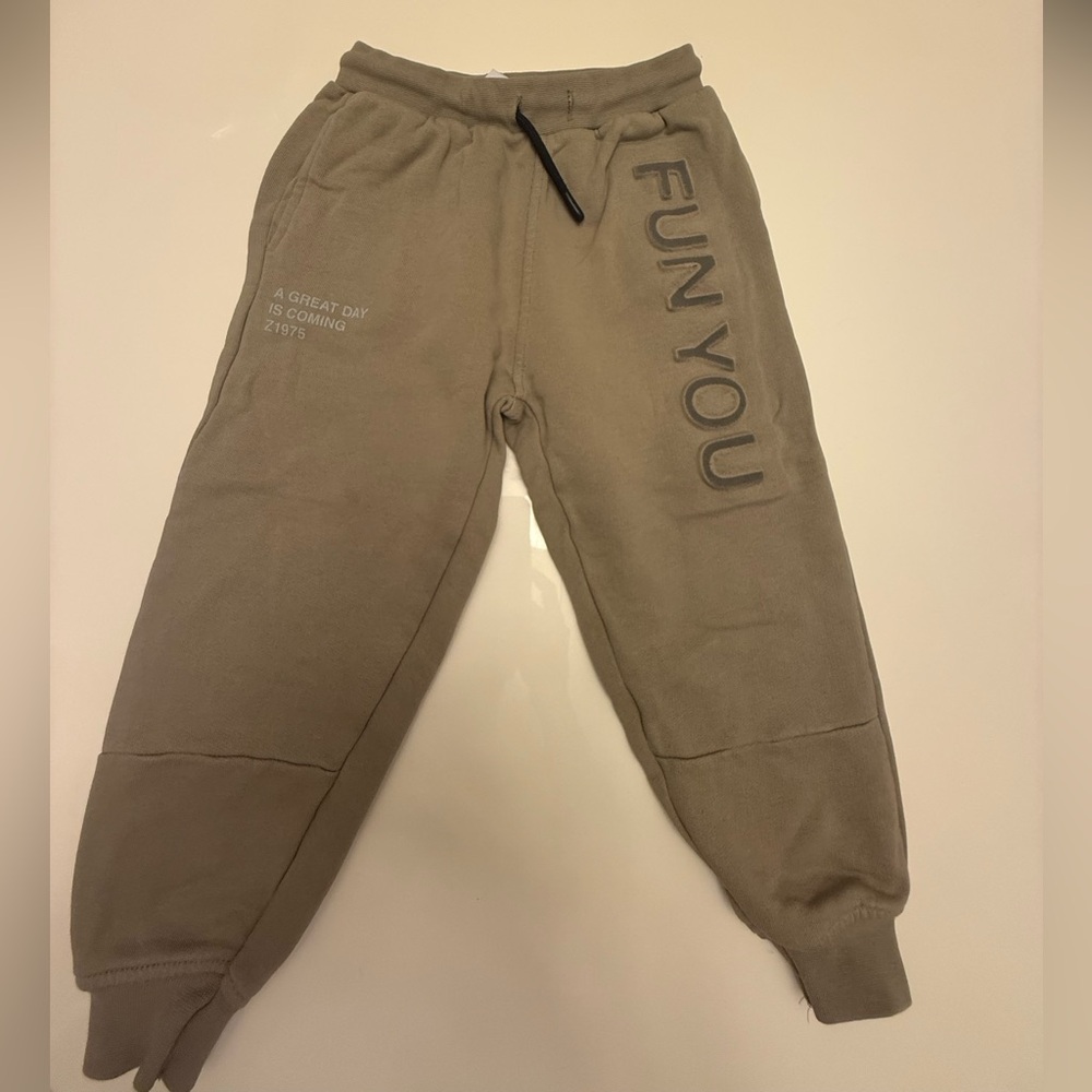 Zara Kids Fun You Tan Joggers